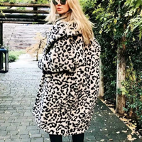 Leopard Eco Fur Bear Overcoat