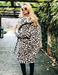 Leopard Eco Fur Bear Overcoat