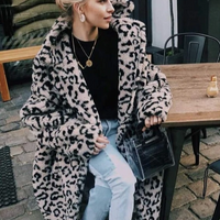 Leopard Eco Fur Bear Overcoat