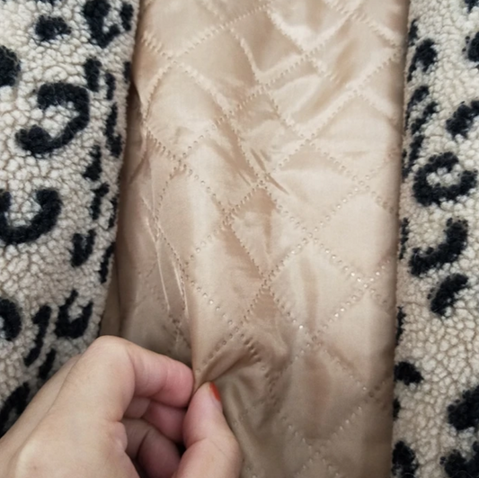 Leopard Eco Fur Bear Overcoat