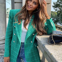 NOELLA COLOR TWEED BLAZER