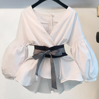 Sona Lantern Sleeves Blouse