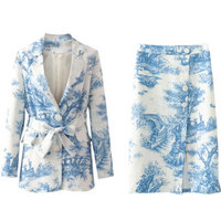 FRANCINE BLAZER & SKIRT