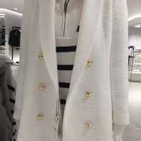 NOELLA WHITE TWEED BLAZER