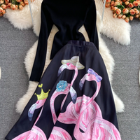 TALLA KNIT TOP & LOVELY SKITY