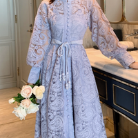 MARGO PATCHWORK MIDI DRESS