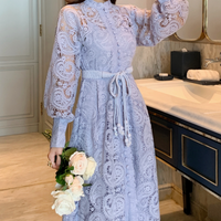 MARGO PATCHWORK MIDI DRESS