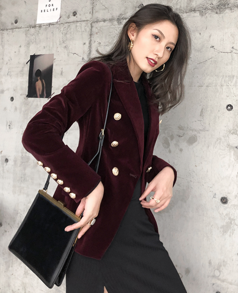 DARIA VELVET BLAZER