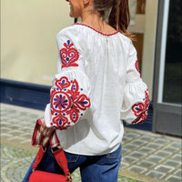 MARIA EMBROIDERED SHIRT