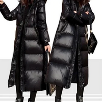 Grace Black Glossy Warm Coat