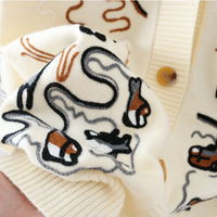 Embroidery knitted Cardigan