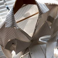 Brenda Patchwork Ruffle Shirt