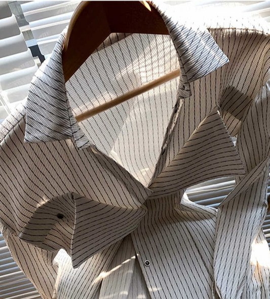 Brenda Patchwork Ruffle Shirt