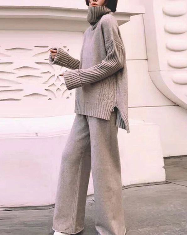 Gladis Knitted Suit 2 Piece Set