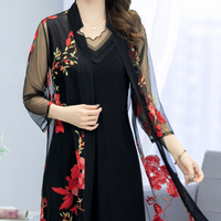Aysha Long Lace Cargidan&Kimono