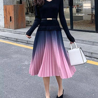 NATALIE GRADIENT DRESS