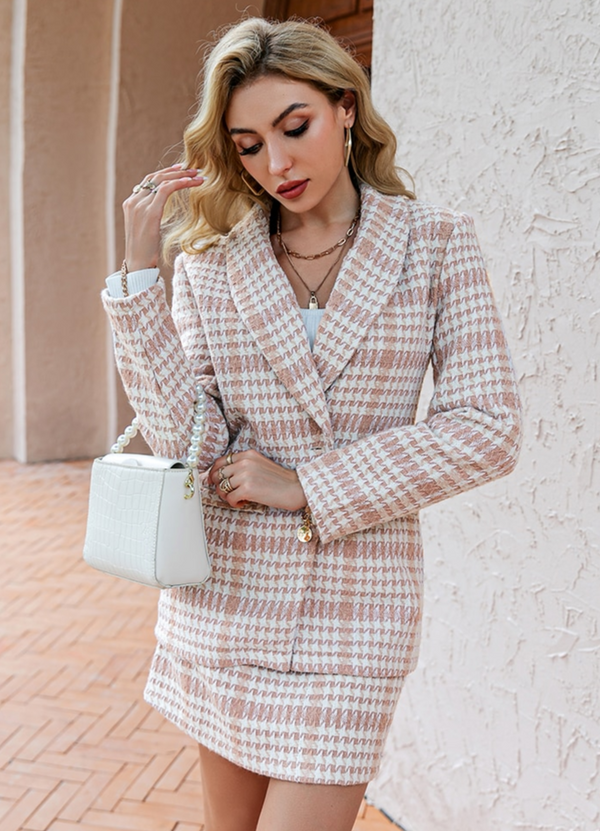 Iva Plaid two-piece Set