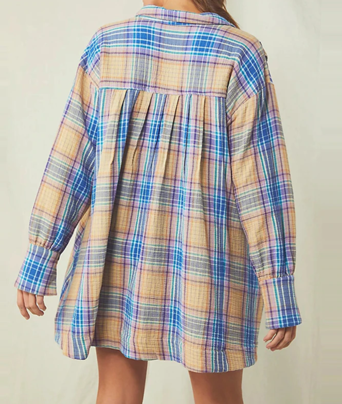 Leah Plaid Print Shirt