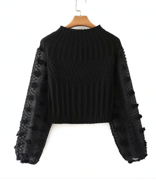 Leyla Short Knitting Sweater