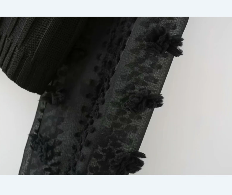 Leyla Short Knitting Sweater