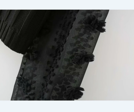 Leyla Short Knitting Sweater