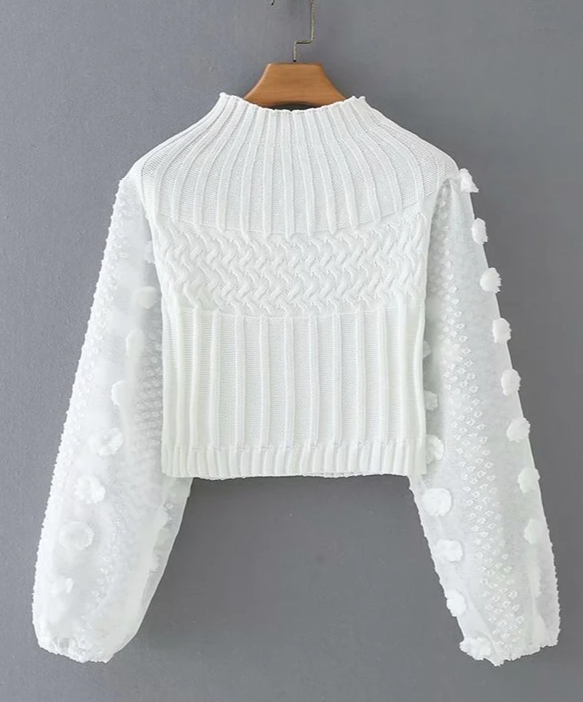 Leyla Short Knitting Sweater