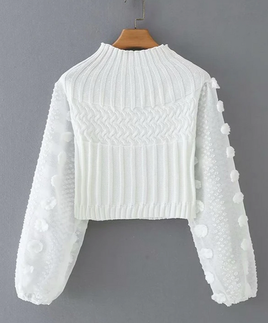 Leyla Short Knitting Sweater