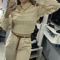 Leyla Short Knitting Sweater