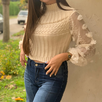 Leyla Short Knitting Sweater