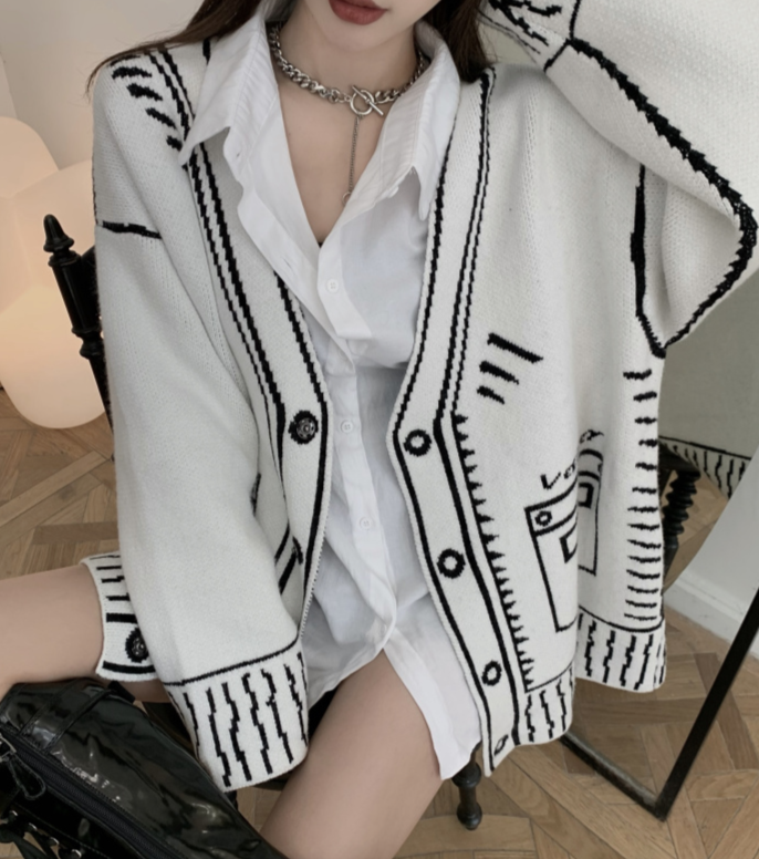 Daria Loose Cardigan&Plus Size