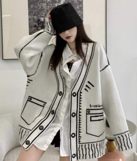 Daria Loose Cardigan&Plus Size