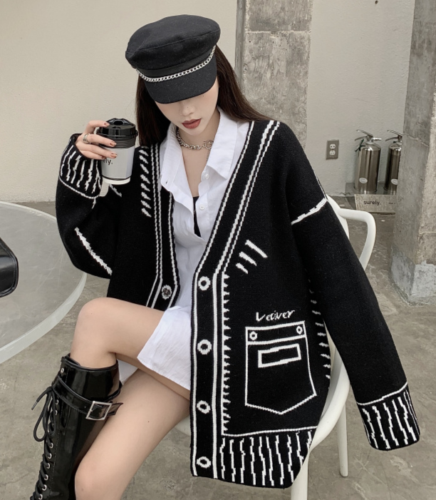 Daria Loose Cardigan&Plus Size