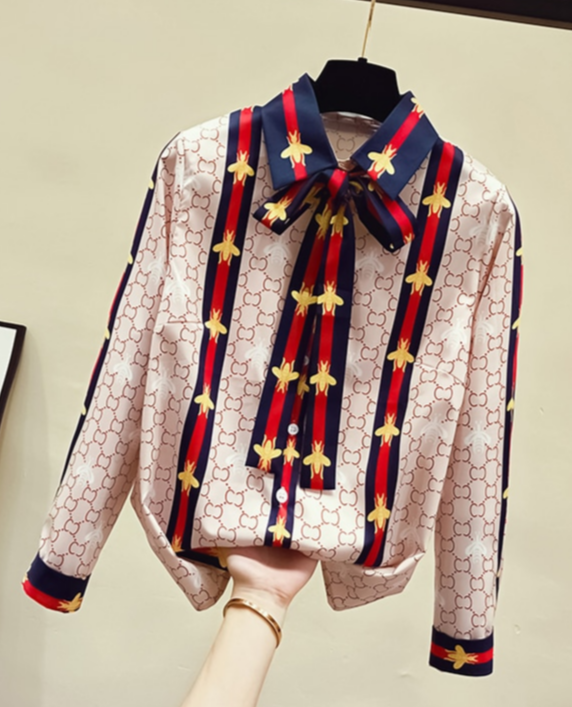 Amelie Bow Collar Blouse