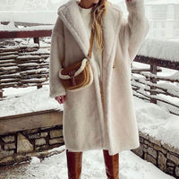 MILENA ECO FUR BEAR COAT