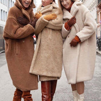 MILENA ECO FUR BEAR COAT