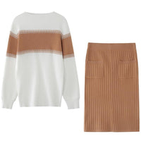 LARRA SWEATER & SKIRT SET
