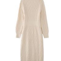 COZY KNIT MIDI DRESS
