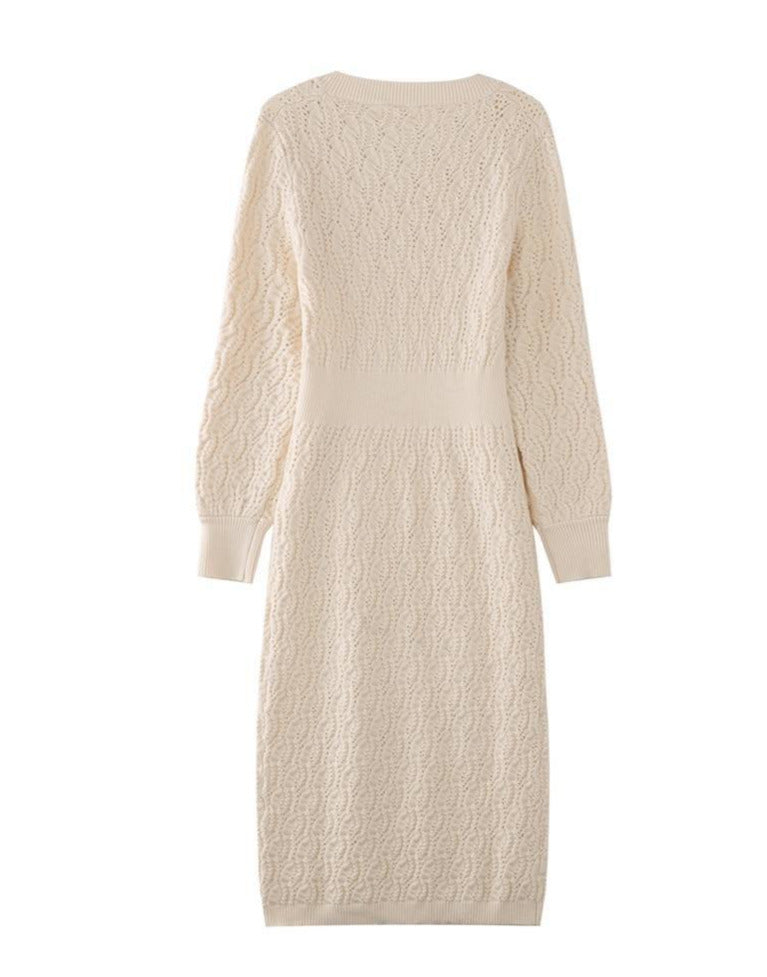 COZY KNIT MIDI DRESS