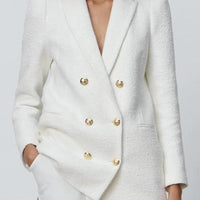 NOELLA WHITE TWEED BLAZER