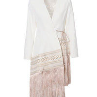 Vivian Asymmetric Embroidered Jacket