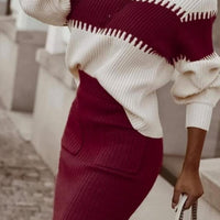 LARRA SWEATER & SKIRT SET