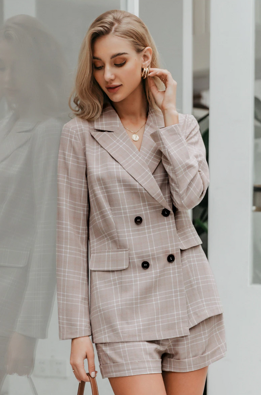 Monica Two-piece suit*** blazer&shorts