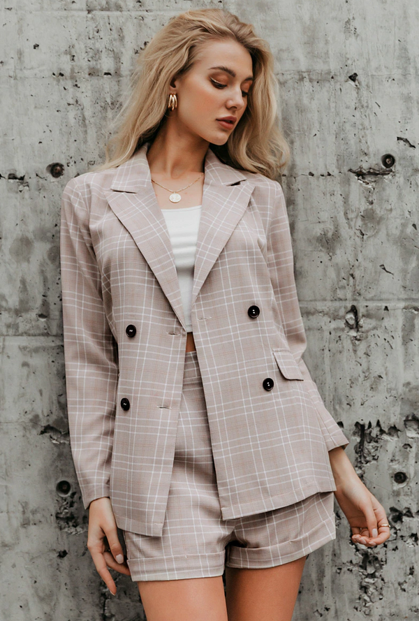 Monica Two-piece suit*** blazer&shorts