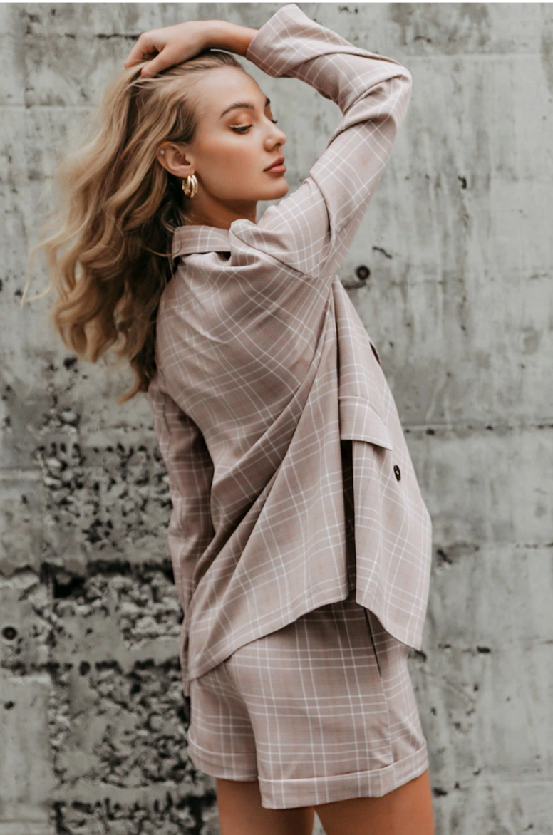 Monica Two-piece suit*** blazer&shorts