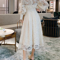 MARGO PATCHWORK MIDI DRESS