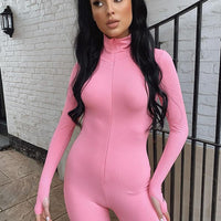 CHIARA ZIPPER JUMPSUIT