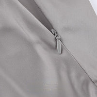 SATIN MIDI SKIRT
