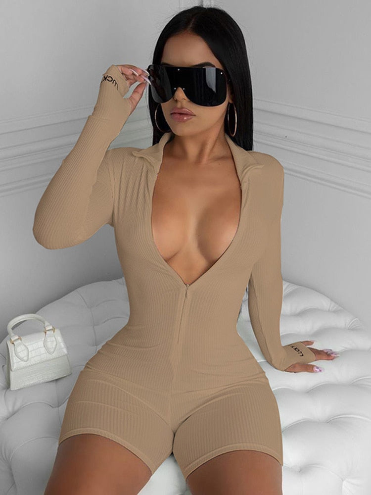 CHIARA ZIPPER JUMPSUIT