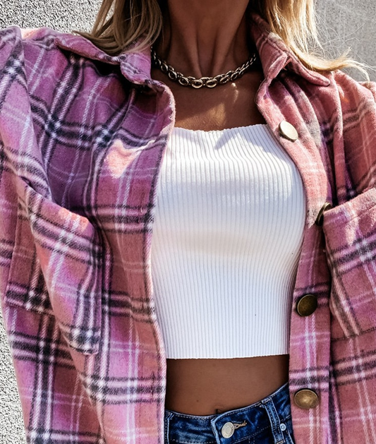 Lydia Long Plaid Shirt