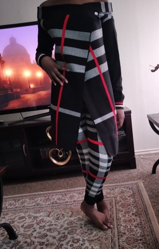 Damir Knitwear Suit Set Striped